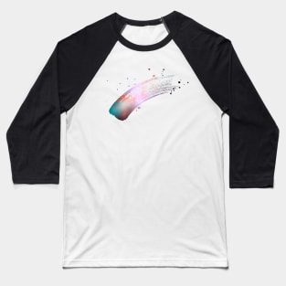 Paint brush stroke galaxy Baseball T-Shirt